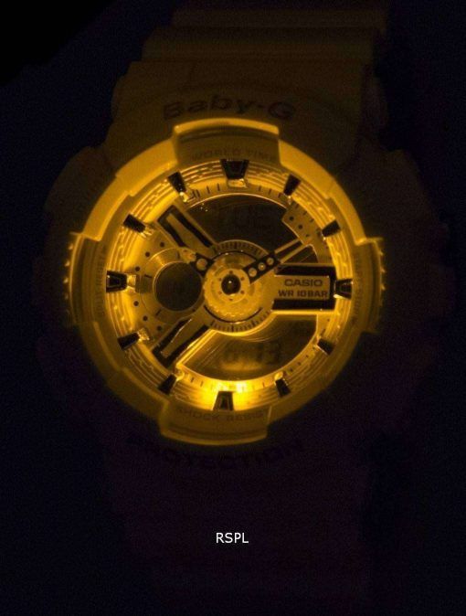カシオベビー-G アナログ デジタル BA 110 7A3 レディース腕時計