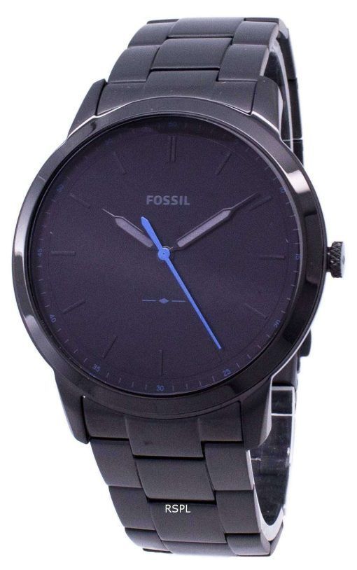 化石シンプルな 3 H 石英 FS5308 メンズ腕時計