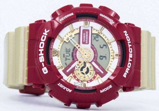 カシオ G ショック限定版アナログ デジタル大胆な色 GA-110-4 a メンズ腕時計