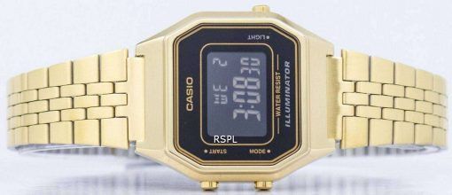 カシオ デジタル クオーツ ステンレス照明 LA680WGA 1BDF LA680WGA 1B レディース腕時計