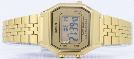 カシオ デジタル クオーツ ステンレス照明 LA680WGA 9DF LA680WGA 9 レディース腕時計