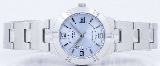 カシオ Enticer アナログ クオーツ ブルー ダイヤル LTP 1241 D 2ADF LTP-1241 D-2 a レディース腕時計
