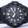 カシオ石英アナログ 100 M ブラック樹脂ストラップ MRW 200 H 1EVDF MRW-200 H-1 EV メンズ腕時計