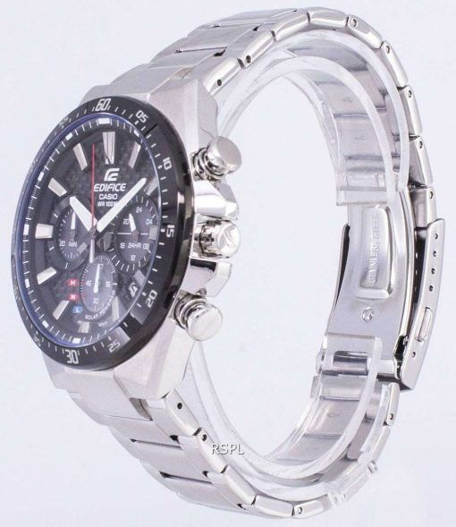 カシオ エディフィス ソーラー クロノグラフ EQ 800CDB 1AV EQS800CDB-1AV メンズ腕時計