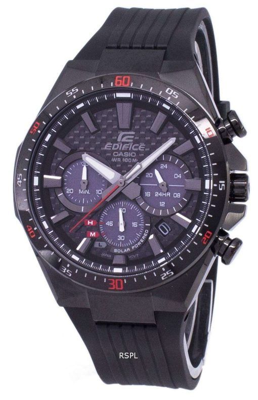 カシオ エディフィス ソーラー クロノグラフ EQ 800CPB 1AV EQS800CPB-1AV メンズ腕時計