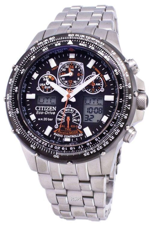 市民プロマスター エコ ・ ドライブ パワー リザーブ電波 200 M JY0030 52 e メンズ腕時計