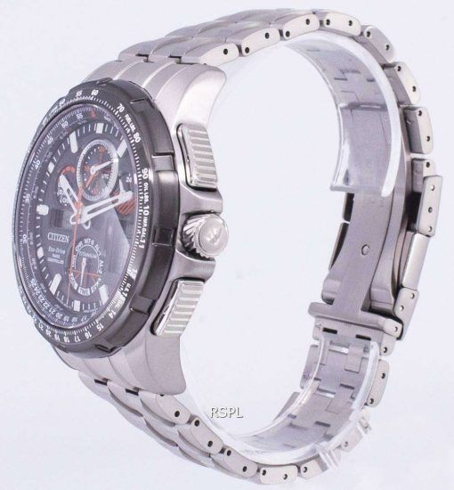 市民プロマスター スカイ エコ ・ ドライブ チタン 200 M JY8069 された 88E メンズ腕時計
