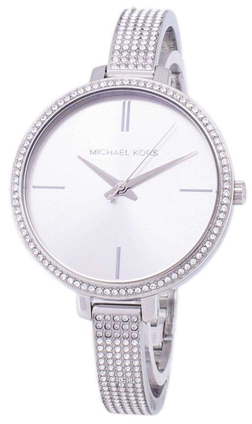ミハエル Kors エミリア水晶ダイヤモンド アクセント MK3783 レディース腕時計