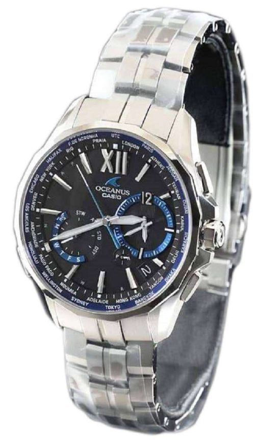 カシオ オシアナス マンタ OCW S3400 1AJF 波受容体日本製メンズ腕時計