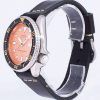黒革ストラップ メンズ腕時計セイコー自動 SKX011J1 LS14 ダイバー 200 M 日本