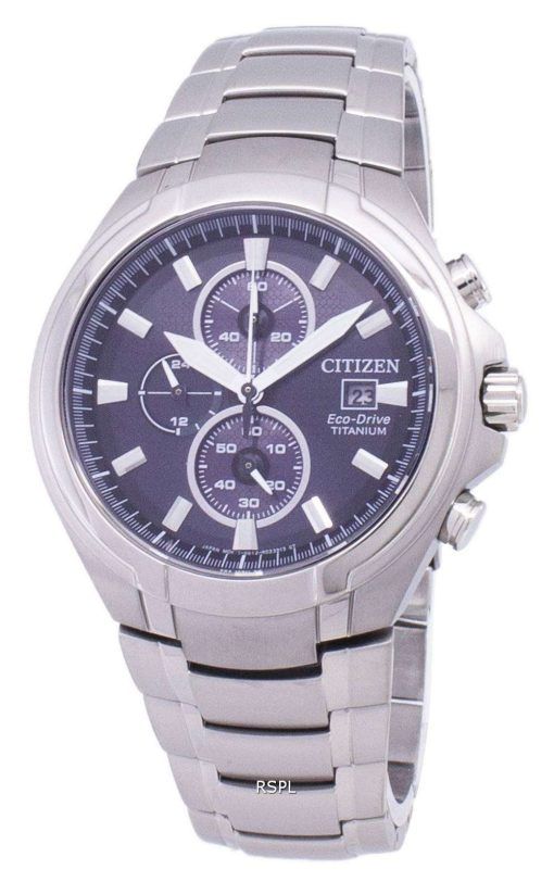 市民エコ ・ ドライブ CA0700-86 e クロノグラフ チタン メンズ腕時計