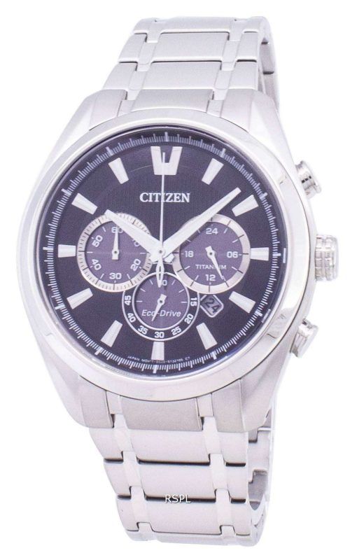 市民エコドライブ CA4010 58E クロノグラフ チタン メンズ腕時計