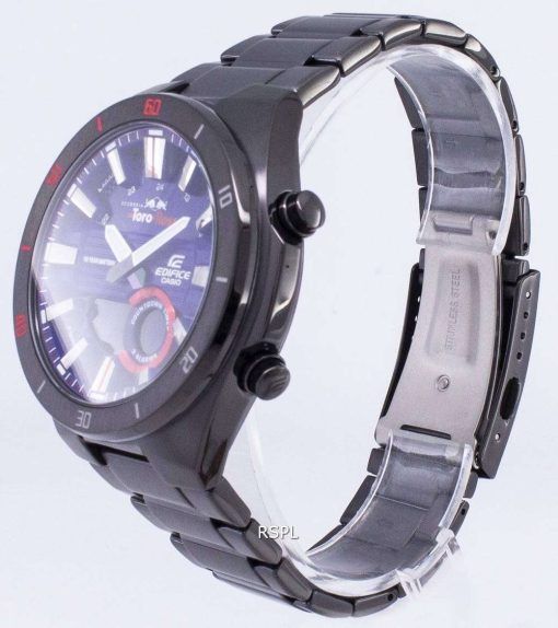カシオ エディフィス時代-110TR-2 a トロ ・ ロッソ限定版クロノグラフ メンズ腕時計