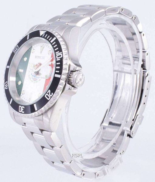 インビクタ Pro ダイバー 28702 限定世界サッカー メキシコ版自動 200 M メンズ腕時計