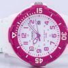 カシオ アナログ ホット ピンク ホワイト ダイヤル LRW 200 H 4BVDF LRW 200 H 4BV レディース腕時計
