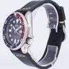 セイコー自動 SKX009K1 LS14 ダイバー 200 M 黒革ストラップ メンズ腕時計