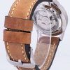 茶色の革ストラップ メンズ腕時計セイコー 5 スポーツ SNZG09J1 LS17 日本