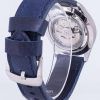 ダークブルーのレザー ストラップ メンズ腕時計セイコー 5 スポーツ SNZG11J1 LS13 日本