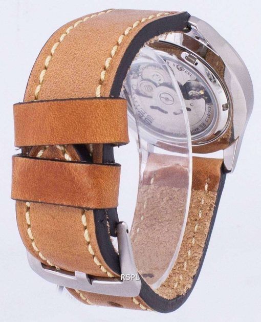 セイコー 5 スポーツ SNZG15J1 LS17 自動日本製ブラウン レザー ストラップ メンズ腕時計