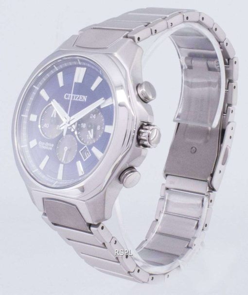 市民エコ ・ ドライブ CA4320-51 L チタン クロノグラフ メンズ腕時計