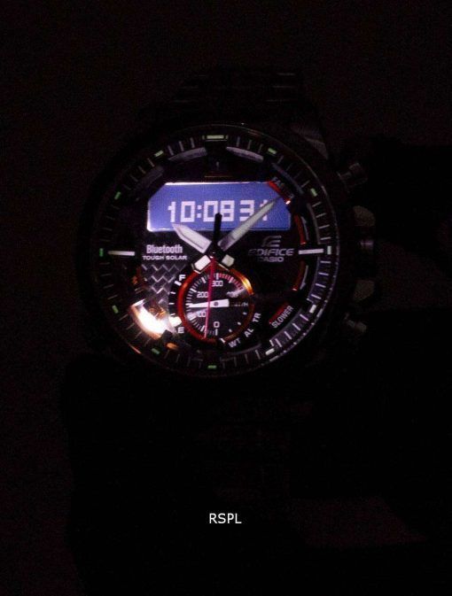 カシオエディフィス ECB-800DB-1 a 厳しい太陽 Bluetooth メンズ腕時計