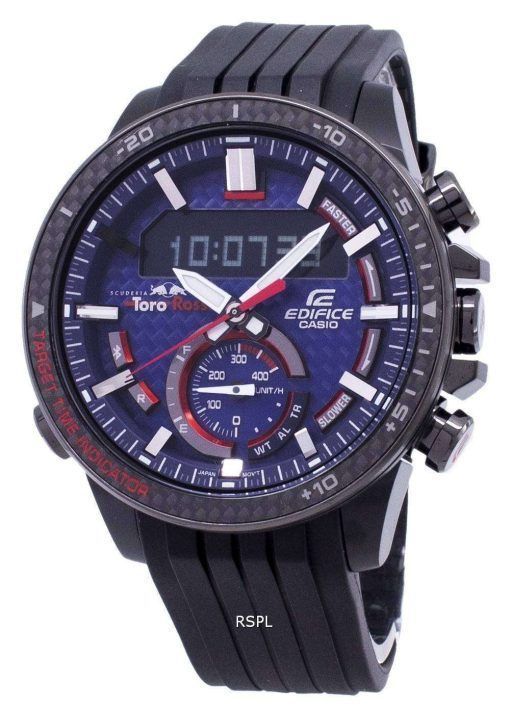 カシオ エディフィス ECB-800TR-2 a トロ ・ ロッソ限定版クロノグラフ メンズ腕時計