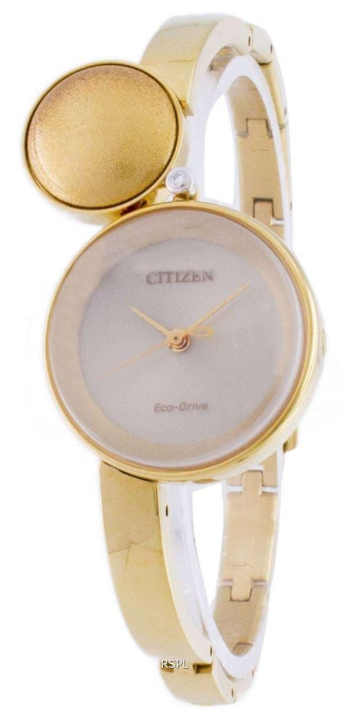 市民エコ ・ ドライブ EW5492-53 P アナログ レディース腕時計