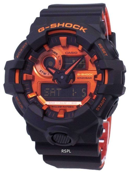 カシオ G-ショック-700BR-1 a GA700BR-1 a 照明器具石英アナログ デジタル 200 M メンズ腕時計