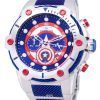 インビクタ マーベル 25780 キャプテン アメリカ限定版クロノグラフ クォーツ メンズ腕時計