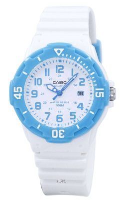 カシオ アナログ ホワイト ダイヤル LRW 200 H 2BVDF LRW 200 H 2BV レディース腕時計