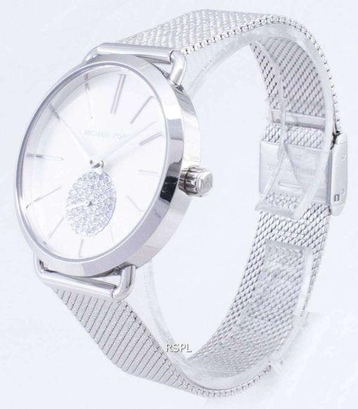 ミハエル Kors ポーシャ水晶ダイヤモンド アクセント MK3843 レディース腕時計