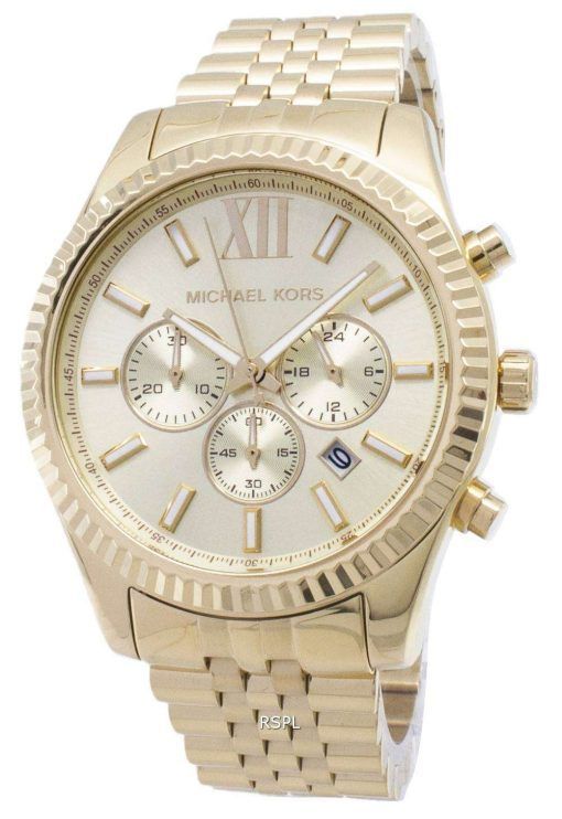 Michael Kors レキシントン シャンパン ダイヤル MK8281 メンズ腕時計