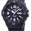 カシオ石英アナログ 100 M ブラック樹脂ストラップ MRW 200 H 1B2VDF MRW 200 H 1B2V メンズ腕時計