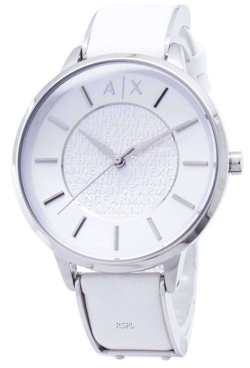 アルマーニエクス チェンジ ホワイト ダイヤル白革 AX5300 レディース時計します。