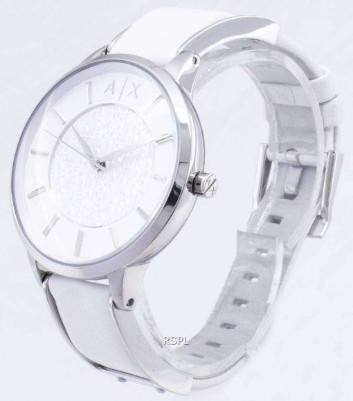 アルマーニエクス チェンジ ホワイト ダイヤル白革 AX5300 レディース時計します。