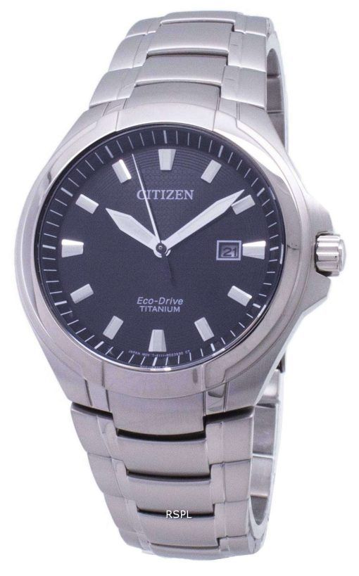 市民エコドライブ BM7430 89E チタン アナログ メンズ腕時計