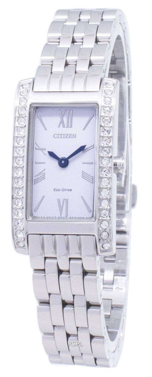 市民エコ ・ ドライブ EX1470-86 a ダイヤモンド アクセント アナログ レディース腕時計