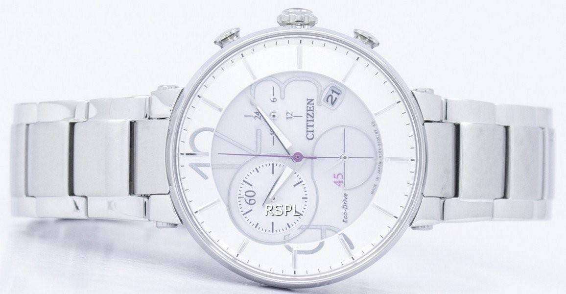 シチズン エコ ・ ドライブ FB1200 51A レディース クロノグラフウォッチ