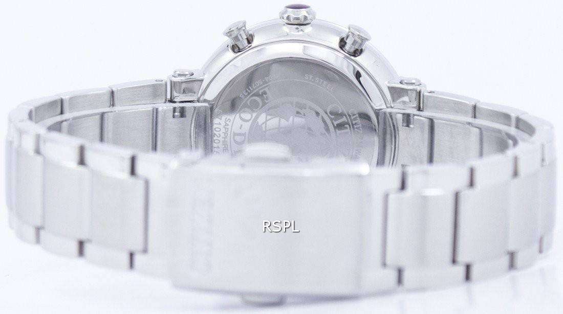 シチズン エコ ・ ドライブ FB1200 51A レディース クロノグラフウォッチ