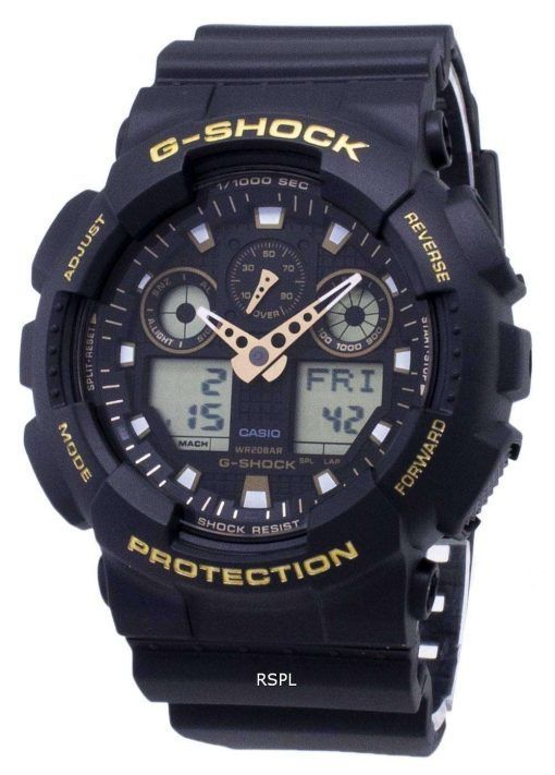 カシオ G-ショック-100GBX-1A9 GA100GBX 1A9 アナログ デジタル 200 M メンズ腕時計
