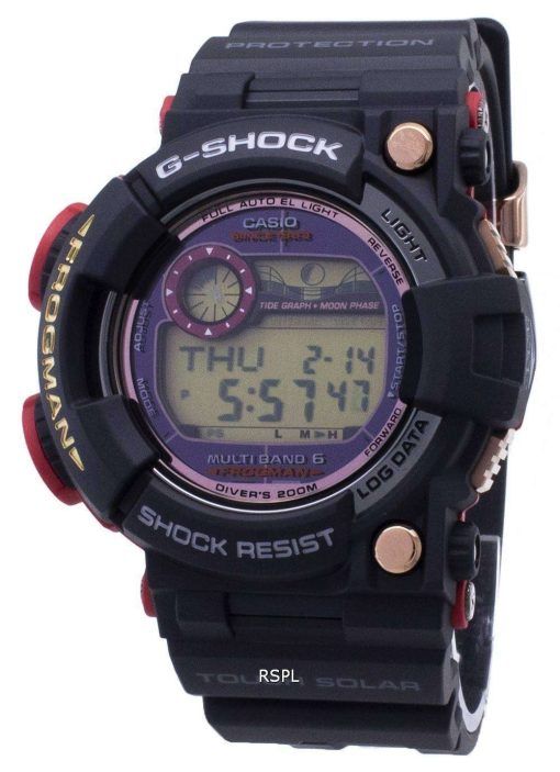 カシオ G ショック フロッグマン GWF 1035F 1 GWF1035F 1 潮汐グラフ デジタル男性用の腕時計