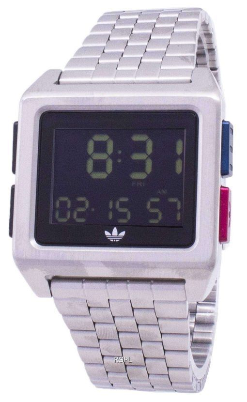 アディダス アーカイブ M1 Z01-2924-00 水晶デジタル メンズ腕時計
