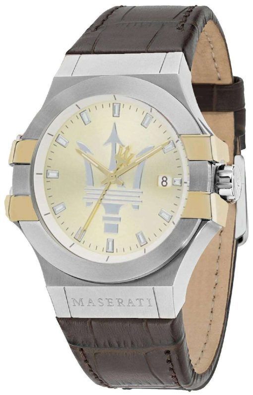 マセラティ ポテンザ R8851108017 アナログ クオーツ メンズ腕時計
