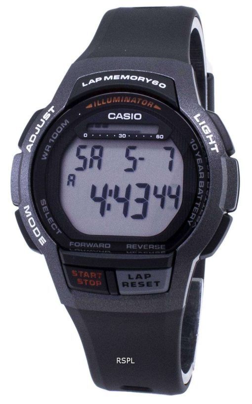 カシオ青年 WS 1000 H 1AV WS1000H-1AV 照明デジタル メンズ腕時計