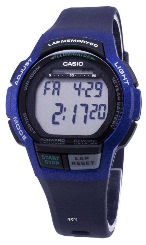 カシオ青年 WS-1000 H-2AV WS1000H-2AV 照明デジタル メンズ腕時計