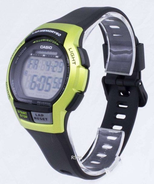 カシオ青年 WS 1000 H 3AV WS1000H 3AV 照明デジタル メンズ腕時計