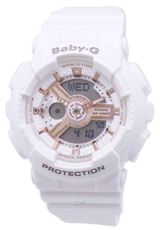 カシオベビー-G 7 a BA-110RG BA110RG-7 a 世界時間耐衝撃性女性の腕時計