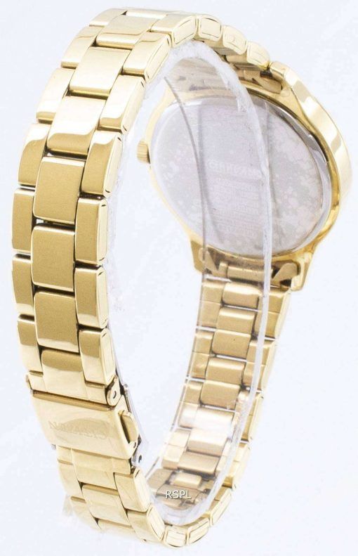 市民石英 EL3082-55 P アナログ ダイヤモンド アクセント レディース腕時計