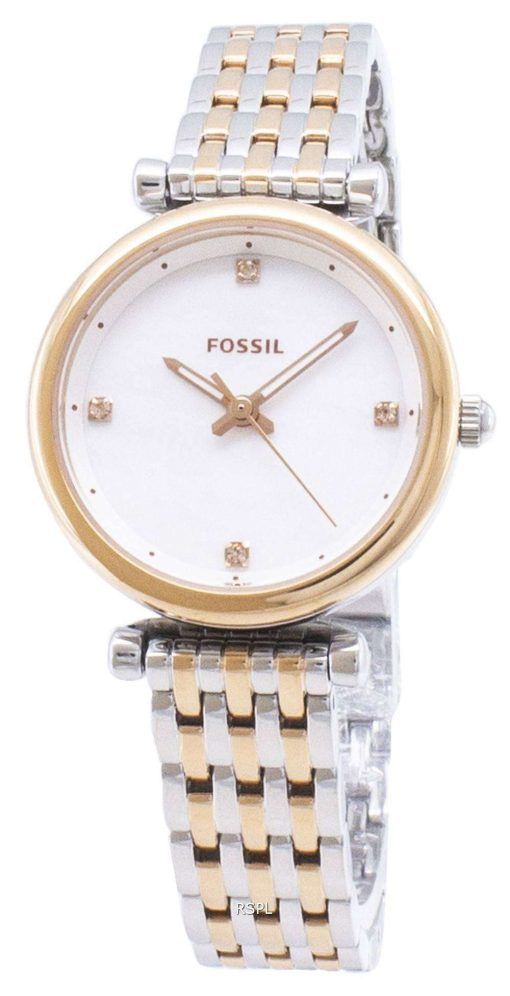 化石 Carlie ES4431 石英アナログ レディース腕時計