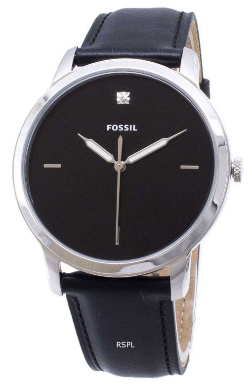 化石のシンプルな FS5497 石英アナログ メンズ腕時計